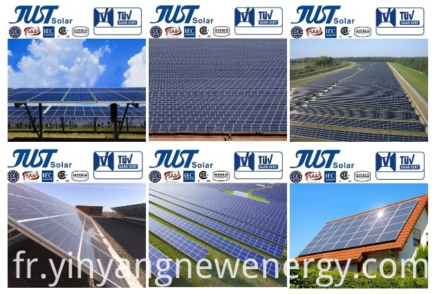 25years garantie pour 260W 60cells poly panneau solaire sur le système solaire de grille